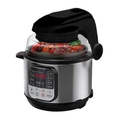 China Car Pressure Cooker And Air Fryer 2 In 1 Function Two In A Design 6L Capacity Only Now for sale