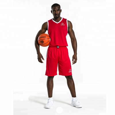 Cina Rigorer Antibacterial Basketball Uniform Images Sublimated Basketball Tank Top Basketball Uniform Design Red in vendita