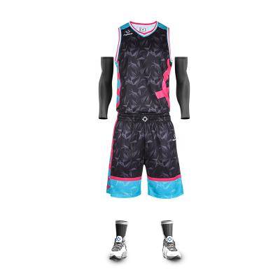 China White Antibacterial Basketball Uniform Sublimation Singlet Sports Jersey OEM Available for sale