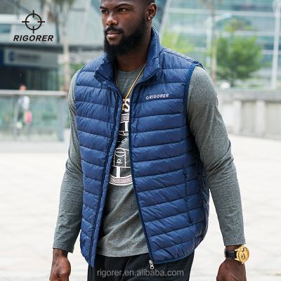 China New Ultra Light Breathable Winter Down Vest Jacket Feather Sleeveless Jacket For Men With High Quality zu verkaufen