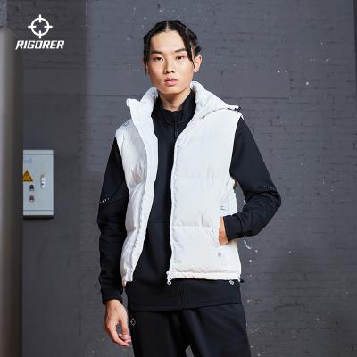 China Rigorer Sale Waterproof Wholesale Hoodie Zipper OEM Fashion Winter Blown Vest en venta