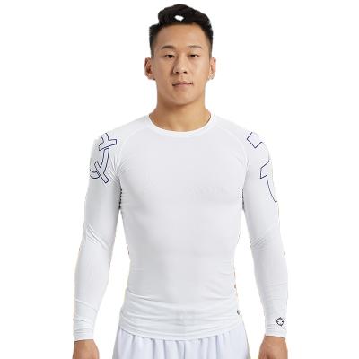 Κίνα Breathable Elastic Compression Wear Fitness Wear Pure Color Compression Tops For Men προς πώληση