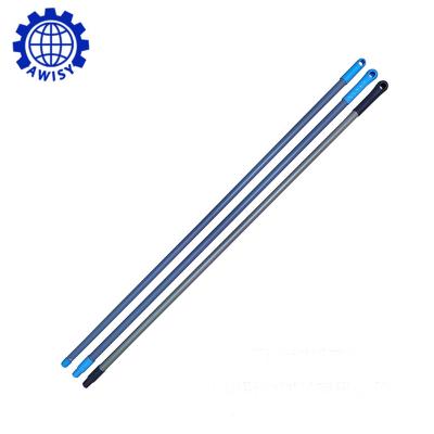 China Household Cleaning Iron Metal 2021 Painted Broom Handle Mop Handle for sale