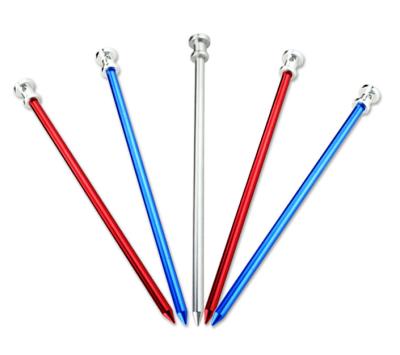 China Tent Spike Ultra High Strength Aluminum Alloy Tent Stakes Camping Equipment Tent Peg Customer Requirement for sale