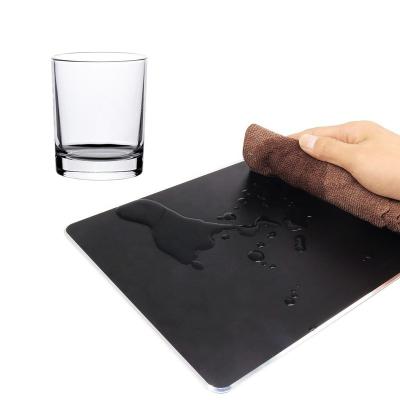 China With Wrist Rest Aluminum Gaming Mouse Pad With Sandblasting Non-slip Rubber Micro Base Aluminum Surface for sale