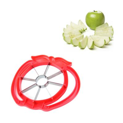 China Viable Kitchen Accessories Wholesale Fruit Tools 304 Stainless Steel Apple Slicer Vegetable Fruit Slicer for sale