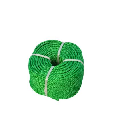 China 6mm Polyethylene Outdoor Climbing Yellow Twisted Rope For Towing for sale