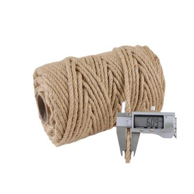 China Fishing Natural Jute Twisted Rope For 220m Per Reels Bundling Rope for sale