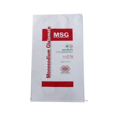 China Rice Bag 25kg 50kg Plastic Packaging Bags Recyclable PP Woven Bags for sale