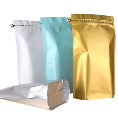 China Food Usesoon Coffee Bag Packaging With Valve And Zipper For Ear Hanging Coffee Bags for sale