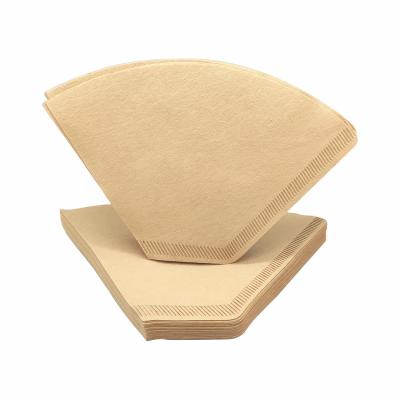 China Various Sustainable Styles Coffee Filter Cone v60 Disposable Coffee Filter Paper 101 102 104 for sale