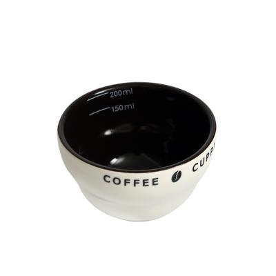 China Sustainable Cupping Cup 200ml Cup Ceramic Coffee Cup for sale