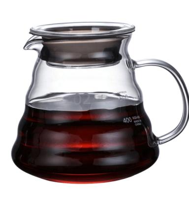 China USESOON Viable Cloud Coffee Pot Glass Chain Coffee Server Manufacturers With 360ml 600ml 800ml for sale