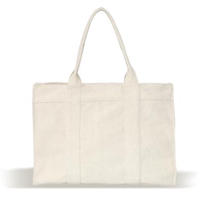 China AZOIC Free Plain Business Tote Bag Unisex Classic Reusable Canvas Bulk Bag With Logo Custom for sale