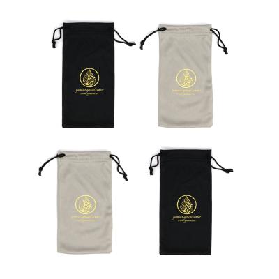 China OEM Eco-friendly Wholesale Cheap Custom Logo Microfiber Cloth Sunglasses Glass Pouch for sale