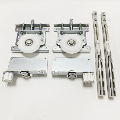 China Other Heavy Duty Wardrobe Sliding Damper Mechanisms Closet Door Roller Fittings for sale