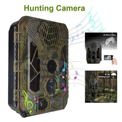 China 20MP Outdoor Hunting Camera 1080P Trail Camera Night Vision Motion Activated Hunting Camera For Wildlife Monitoring 2.8