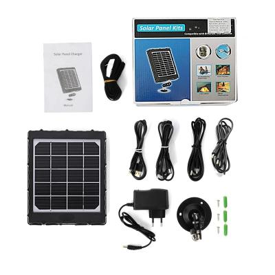 China WG8000 Hunting Trail Cameras Solar Panel Charger 6v/9v/12v 8000mAh for Driver Kit Forest Game Cameras 1.7mm/DC2.1mm/USB Adapter 4.0*1.7mm(DC1.7) for sale