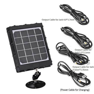 China Outdoor Solar Panel 8000mAh 6V 9V 12V Solar Power Supply Charger Battery For Hunting Trail Cameras 210*105mm mono for sale