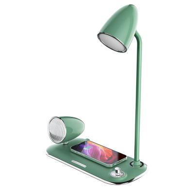 China Original LED light innovative products wireless charger with music speaker and table lamp for sale