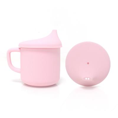 China Baby Products 2021 Feeding Design NEW Multifunctional Baby Sippy Cup Silicone Snack Cup With Different Lid Straw for sale