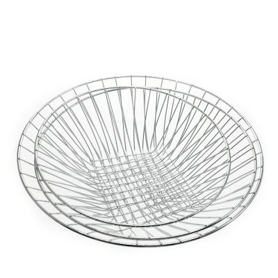 China 3 Row Multifunctional Creative Fruit Basket Shape Top Grade Wire Nordic Fruit Baskets for sale