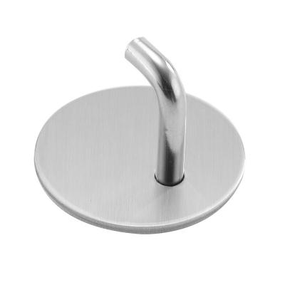 China NO--sustainable factory supply folding hooks kitchen wall hook silver color decorative hook for sale