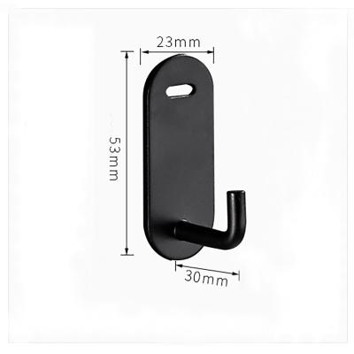 China High Quality Viable 2pcs Adhensive Hook Coat Single Wall Hook for sale