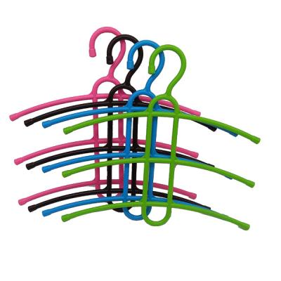 China Factory Direct Sale Daily Life 3 Layer Fishbone Hanger T-shirt Coat Hanger Multifunctional Non-slip for sale