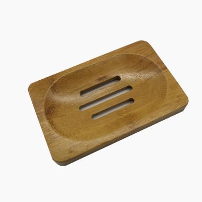 China Soap Dry Easy Bamboo Soap Holder Bathroom Soap Dish Holder Drain Soap Tray For Sale for sale