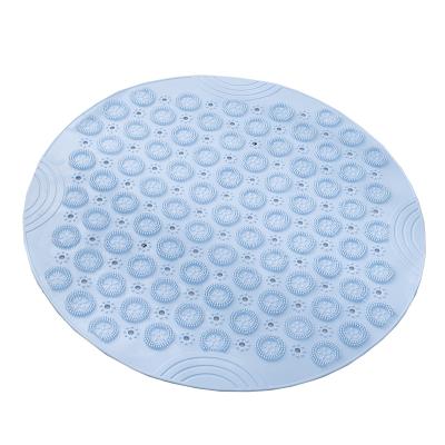 China Bath Room 55*55cm Bathroom Showers Round Bath Mat Anti Slip Bathroom Mat for sale