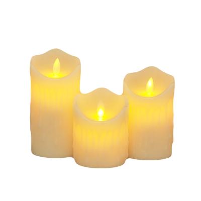 China Top Quality Eco-friendly Creative Candle Shaped Lighting Remote Control Warm Candle Light LED Lights for sale