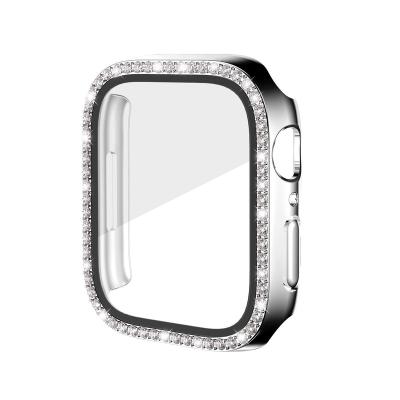 China Diamond Hard PC Protective Case Compatible For Series 7, Case 41 45mm Bumper Frame [NO Screen Apple Watch Bling Protector] Hard PC Case Cover Device for sale