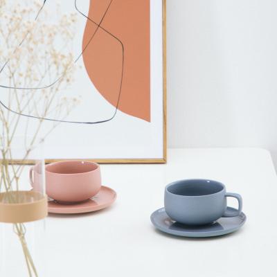 Κίνα Nordic Wholesale Elegant Restaurant Porcelain Ceramic Coffee Cups and Saucers προς πώληση