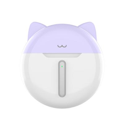 China New Cute Genuine In-Ear Cat Ears BT Wireless Headphones For Girls In-Ear Half Fast Charging Mini HIFI Smart Noise Reduction for sale