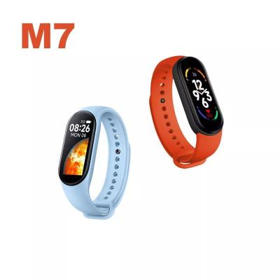 China 2022 New M7 Smart Wristband Heart Rate Tracker Message Reminder Functional Wristband Watches M4 M5 M6 Wristband for sale