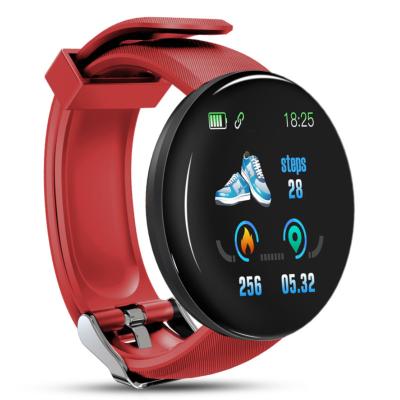 China 3G Smart Round Screen D18s Bracelet Color Screen Heart Rate Blood Pressure Sleep Monitoring Pedometer Sports Smart Watch for sale