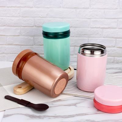 China 304 Stainless Steel Vacuum Double Wall PORTABLE Portable Insulated Braising Cups Bento Lunch Box Braising Burn Pot for sale