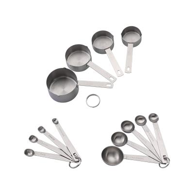 China Viable Measuring Cups and Spoons Set Tad Dash Pinch Smidgen Measuring Cup Tablespoon 13-Piece Stackable Stainless Steel Tool Set for sale