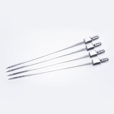 China Easily Cleaned BBQ Grilling Skewer Set Kebad Sticks Skewers In Simple BBQ Multi-Directions for sale