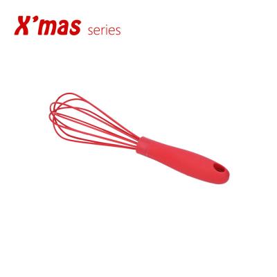 China 9 Inch Silicone Beater Viable Non Stick Wire Beater For Baking And Baking Balloon Beater For Dough Egg Mixing Kitchen Stirring Tool for sale