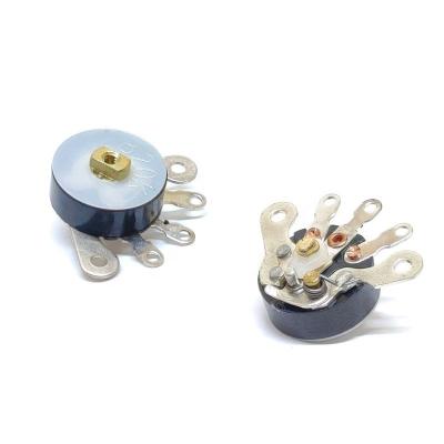 China PC Pin S-RB10N1W 10mm Bakelie Cast Potentiometer With Rotary Switch Act Together With M1.7 Screws And 16mm 20mm Thumb Turntable for sale