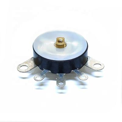 China Thread leads S-RB16N1W 16mm Bakelie cast potentiometer with rotary switch act together with M1.7 screws and 16mm 20mm thumb turntable for sale