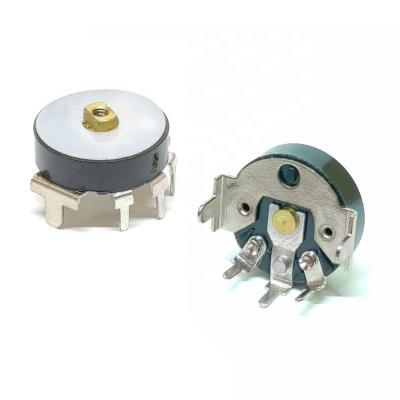 China PC pin RB12N4RP P=13.5 H=5 12mm Bakelie cast potentiometer with rotary switch act together with M1.7 screws and 16mm encoder wheel for sale