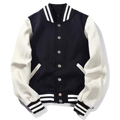 China Factory Directly Wholesale Breathable Plain Dyed High Fashion Cool Jackets Men Baseball Jacket for sale