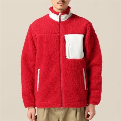 China Newest Breathable Promotional Polyester Cotton Material High Quality Winter Jacket Fleece Jackets Warm Bulk for sale