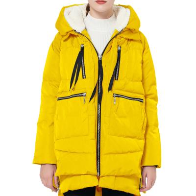 China Wholesale Women's Breathable Cotton-Padded Down Coat Thick Down Lady Down Jacket Size M-3xl Plus Size Winter Parka Long for sale