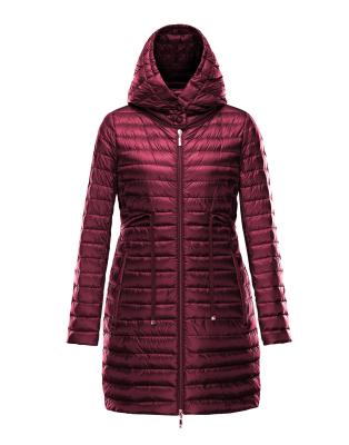 China Customized Long Full Women Windproof Warm Styles Winter Long Down Jacket Ladies Long Warm Down Coat for sale