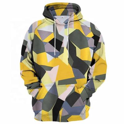 China Premium Quality Anti-pilling Western Style Stain Printing Men's Multi-size Drop Hoodies for sale