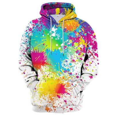 China Fashion Anti-pilling Top Trending Men's Fashion Anti-pilling Colorful Loose Drop Casual Hoodies for sale